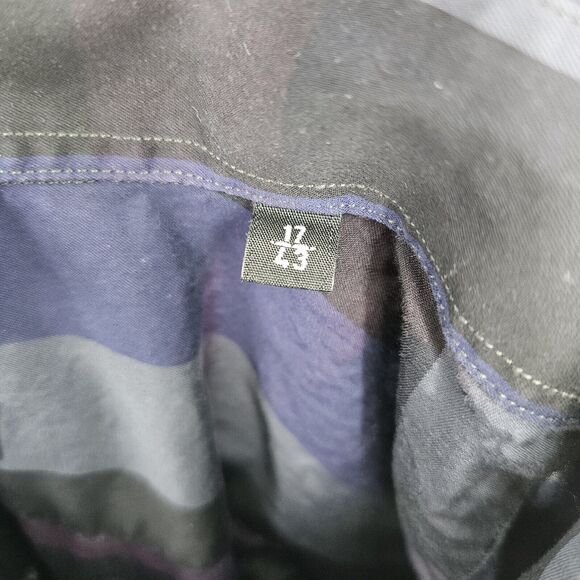 Paul Smith The Byard Shirt Mens 17 43 Checkered Button Up Long Sleeve Italy - Picture 11 of 13